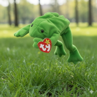 Smoochy - Soft green plush cute and huggable frog
