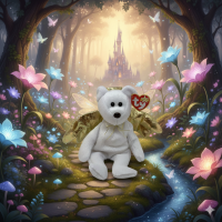 The Angel Bear gold wings - Hallo 11 the angel bear