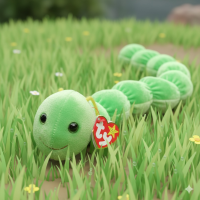 Squirmy the worm - who said you carnt make a worm cute?